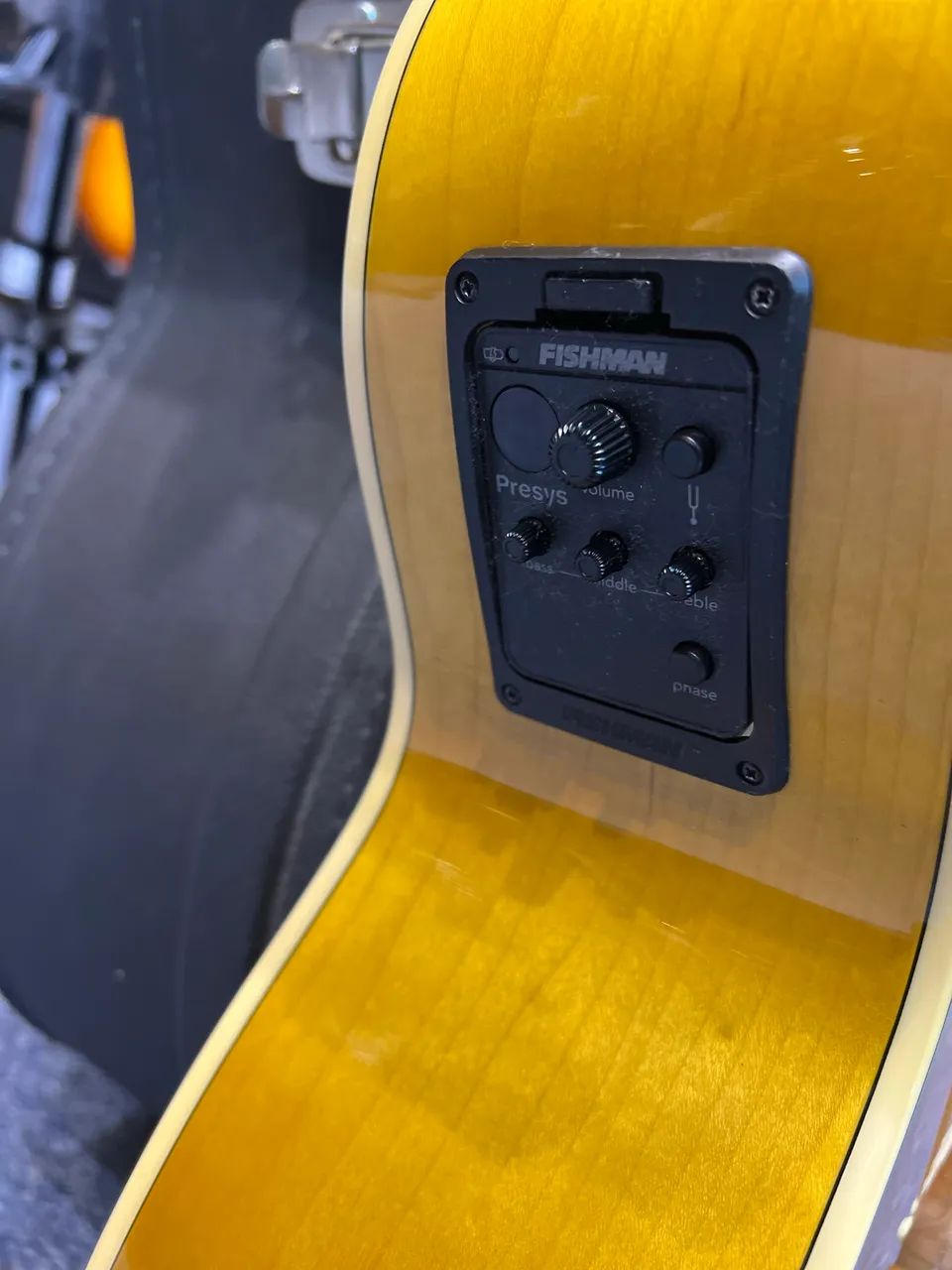 Violão Epiphone EJ-200 Natural com Hard Case  - Foto 5