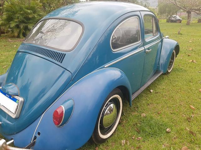 Fusca antigo 65 1965 azul relíquia - Foto 4
