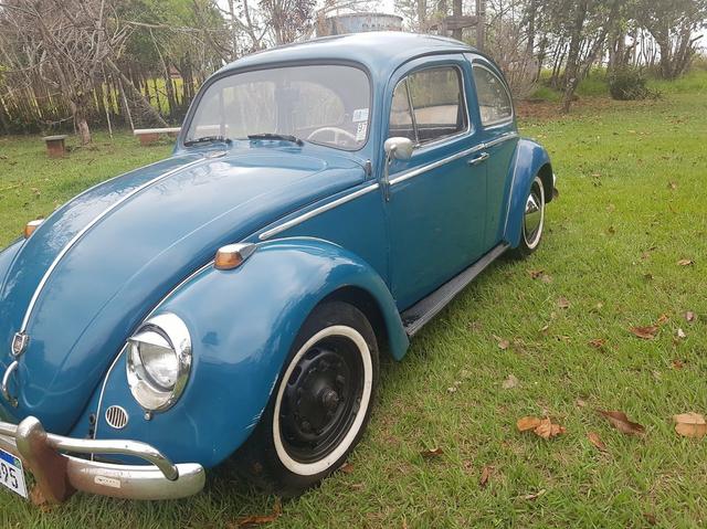 Fusca antigo 65 1965 azul relíquia - Foto 6