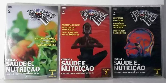Coleção Saúde E Nutrição Globo Repórter - 3 Dvd's Originais - Foto 2