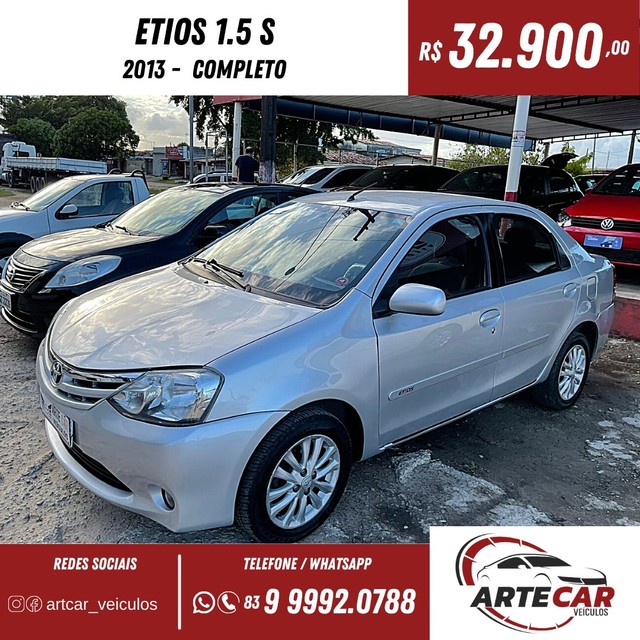 TOYOTA ETIOS SEDAN 1.5 2013 COMPLETO !!