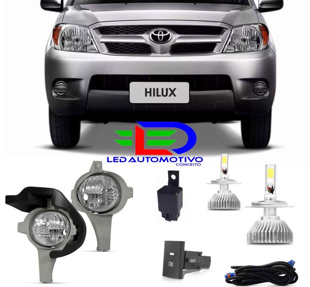 Farol de Neblina Hilux SW4 Instalada