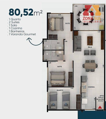 Apartamento com 1 dormitório à venda, 24 m² por R$ 139.000,00 - Jacumã - Conde/PB - Foto 10