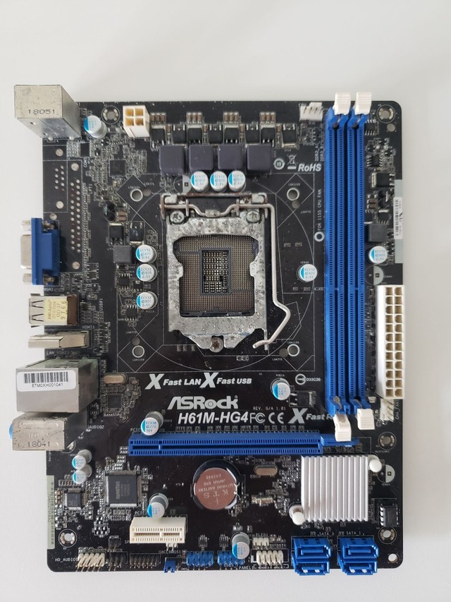 PLACA MÃE INTEL ASROCK H61M-HG4 COM DEFEITO - Computadores e acessórios -  Engenheiro Luciano Cavalcante, Fortaleza 1005156178 | OLX