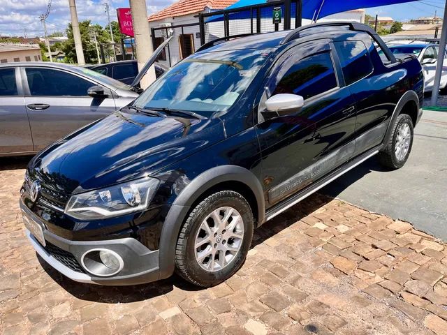 VW - Volkswagen Saveiro Cross 1.6 16v C.E. Azul 2015 - Maracaju