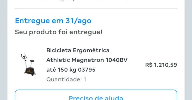 Bicicleta Ergométrica Athletic Magnetron 1040BV
