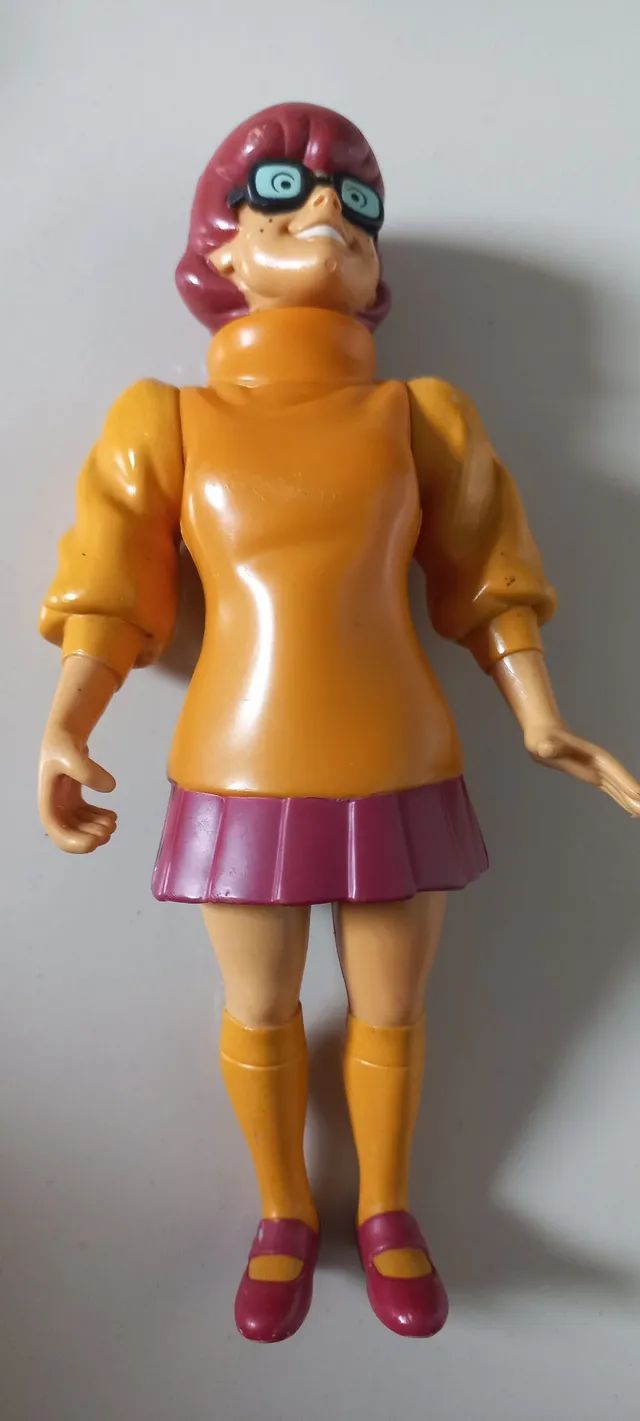 Boneca Antiga Velma Personagem Scooby Doo Cartoon Coleção