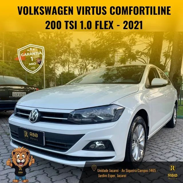 VOLKSWAGEN VIRTUS MF 2019/2020 FLEX em ouro branco - Ouro Motos