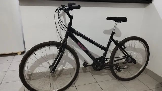 ULTRA BIKE Bicicleta Bikes Feminina Aro 24 – 18 Marchas Cinza