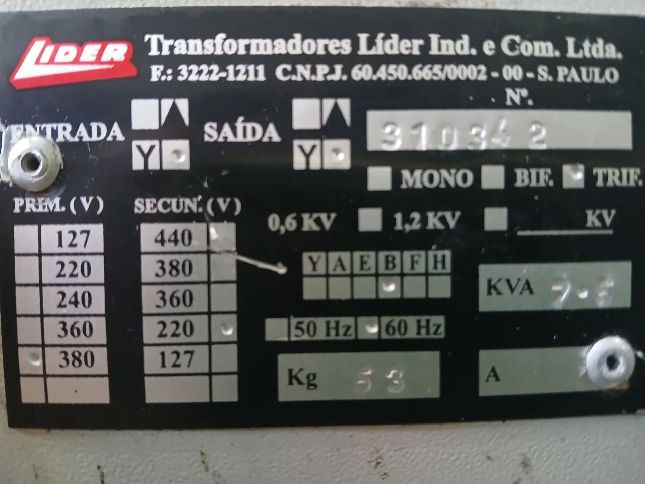 Autotransformador trifásico 7,5 Kva - Foto 5