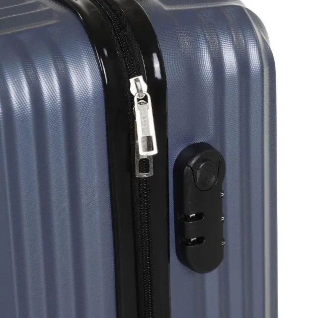 Mala de viagem de bordo rigida rodas 360° basic+ travel - Lacrada - Foto 3