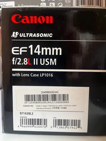 Canon Ef 14mm F2.8 L Ii Usm - Impecável - Foto 4