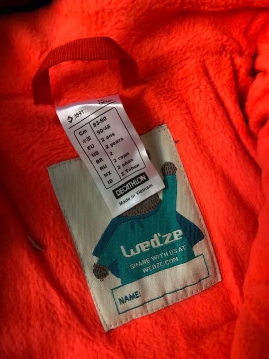 Macacão para neve infantil wedze decathlon impermeável  - Foto 3