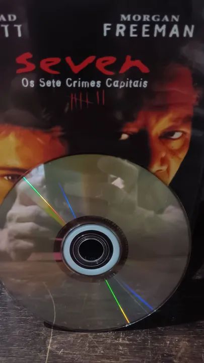 Seven os sete pedras capitais filme dvd  - Foto 4