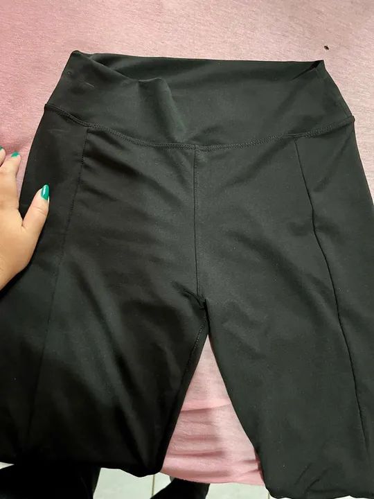 Calça Legging Preta M - Foto 2