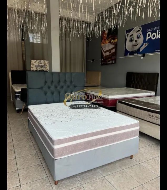Cama Box Casal+ colchão vip - Foto 2