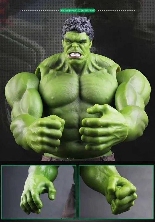Boneca Hulk importado 42cm punho extra - Foto 2