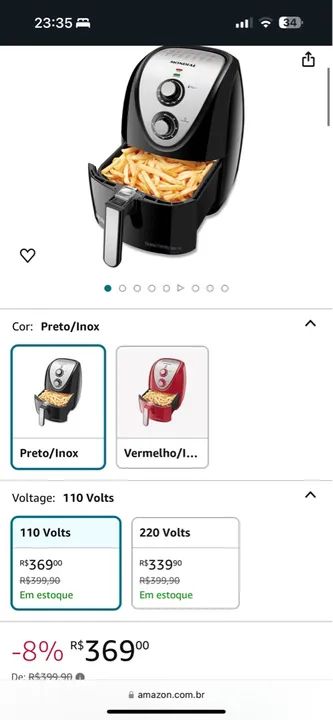 Air Fryer Mondial - 2,5 Litros