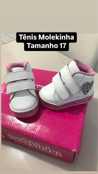 Tênis Molekinha Tamanho 17 