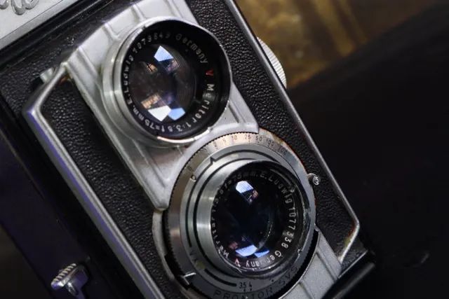 Câmera analógica TLR Weltaflex funcionando - Foto 6