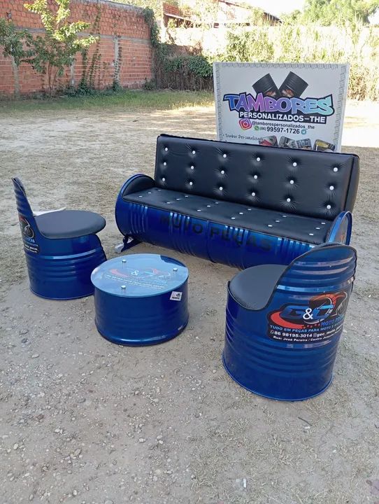 Conjunto de Móveis de Tambor Personalizado - Foto 3