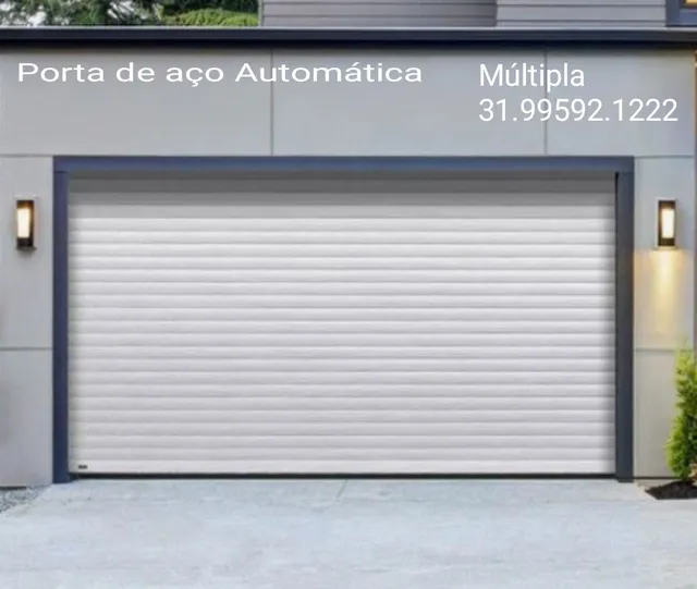 Porta de aço automática loja BH melhor preço