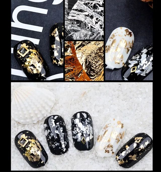 Aluminio Ouro Mezzling Decoração Unhas 3d (promoção)