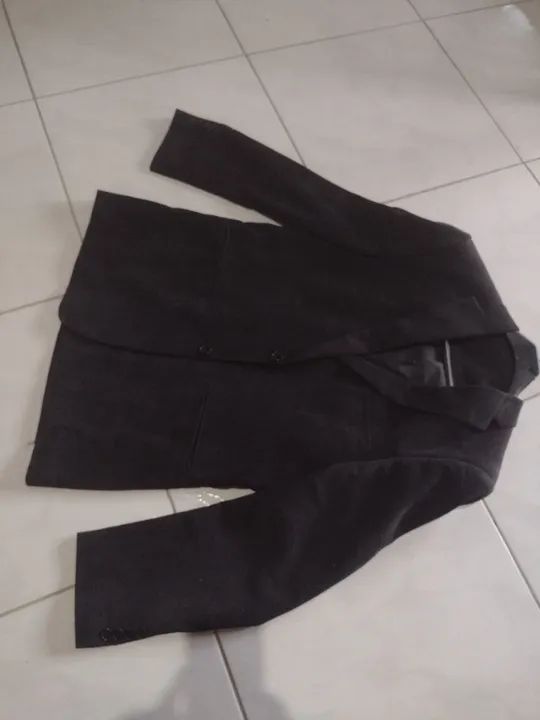 Blazer de tecido  camurça. - Foto 3