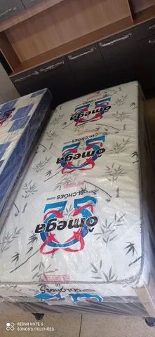 CAMA BOX SOLTEIRO MOLAS ENSACADAS 
