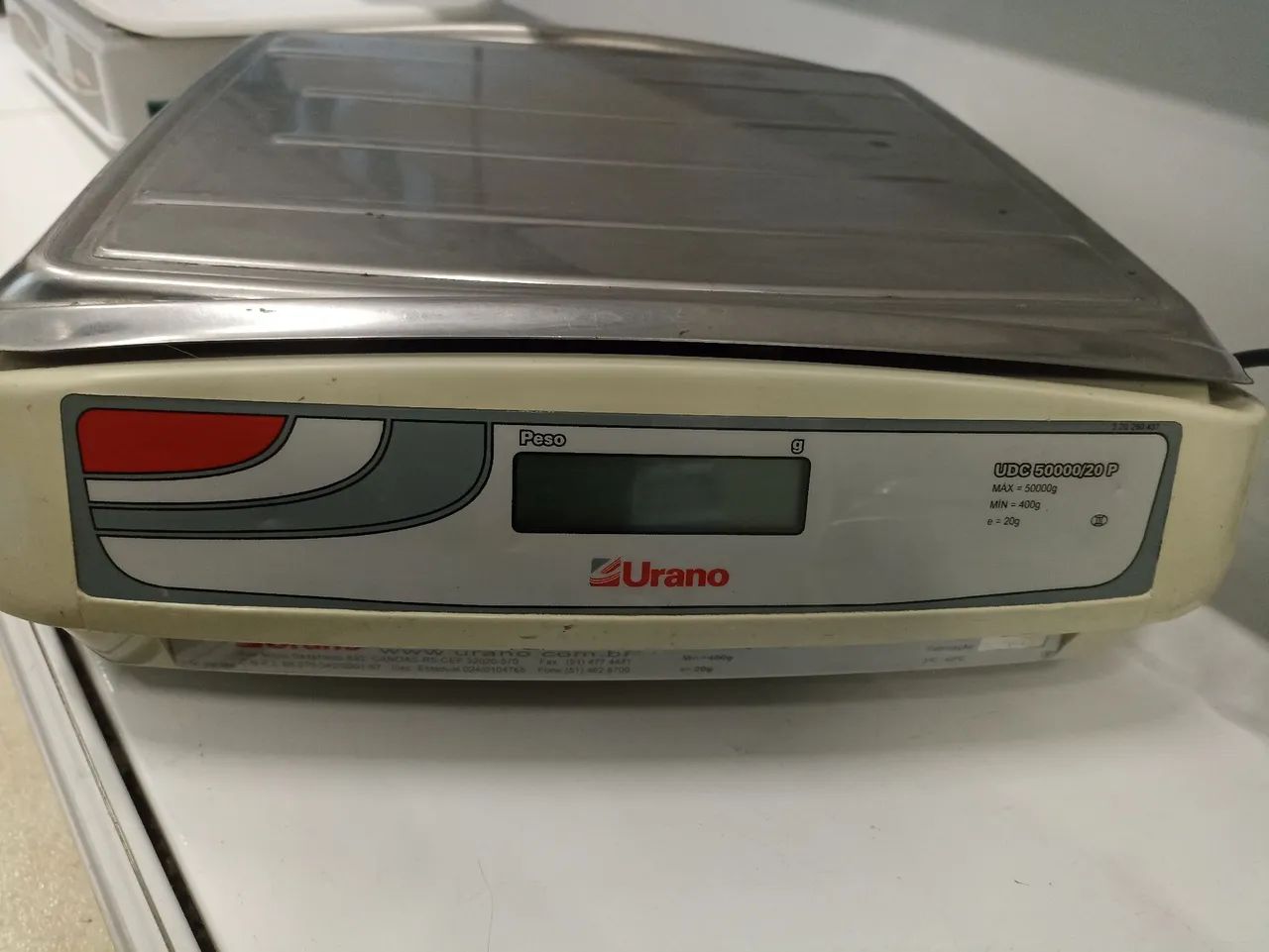 Balança Urano para 50Kg Divisão de 20Gr UDC 50000/20p USB Loja Eco Eletron - Foto 4