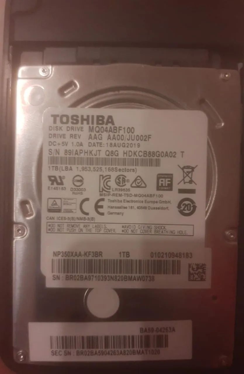 HD Externo Toshiba 1tb - Foto 2
