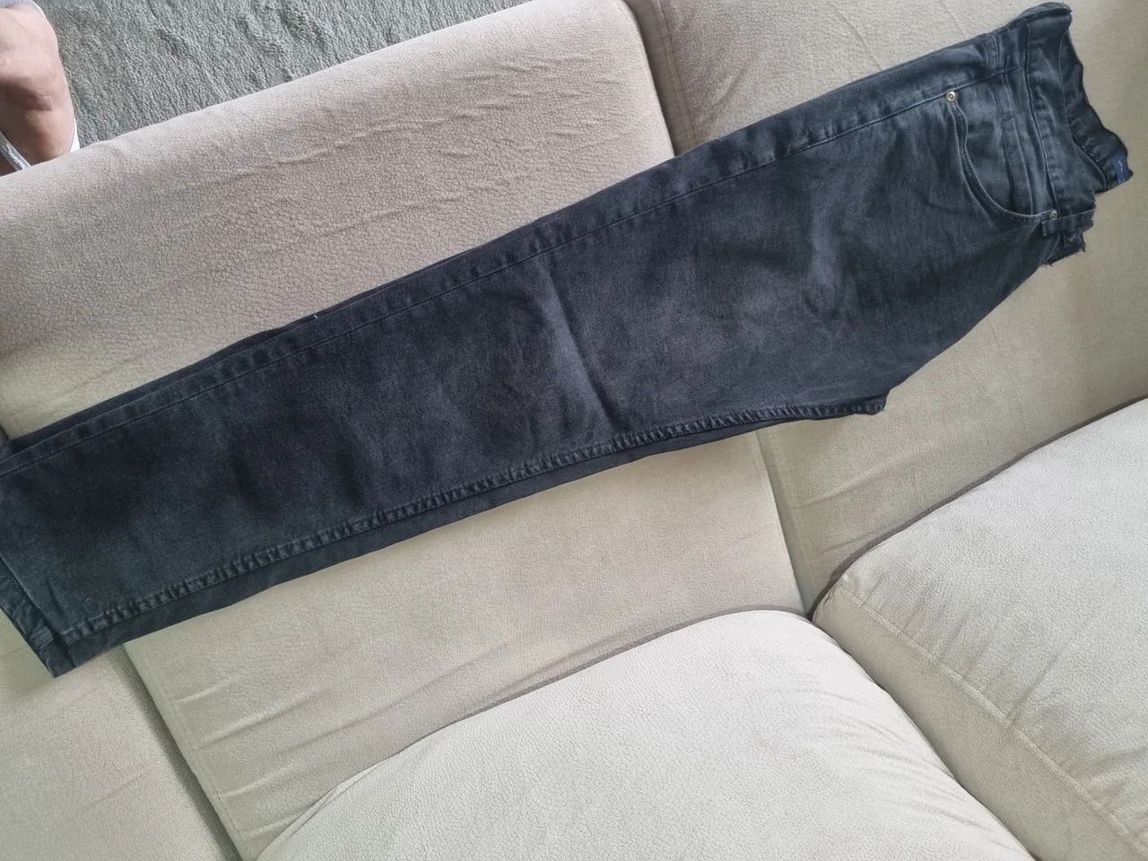 Calça Jeans preta Zara  - Foto 4