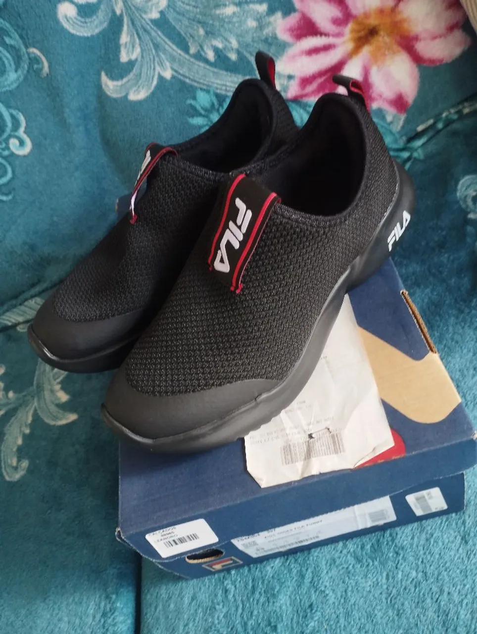 Tênis Fila Slip On Preto