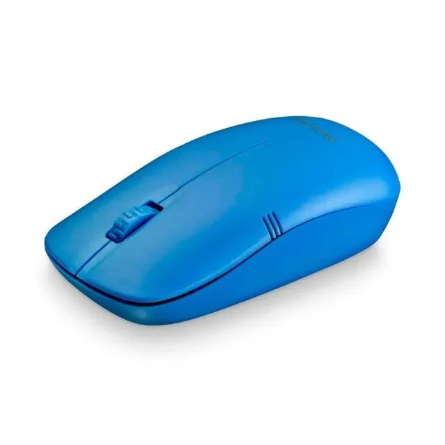 Mouse Sem Fio Multilaser Azul 2.4GHZ 1200DPI - WZetta - Foto 2
