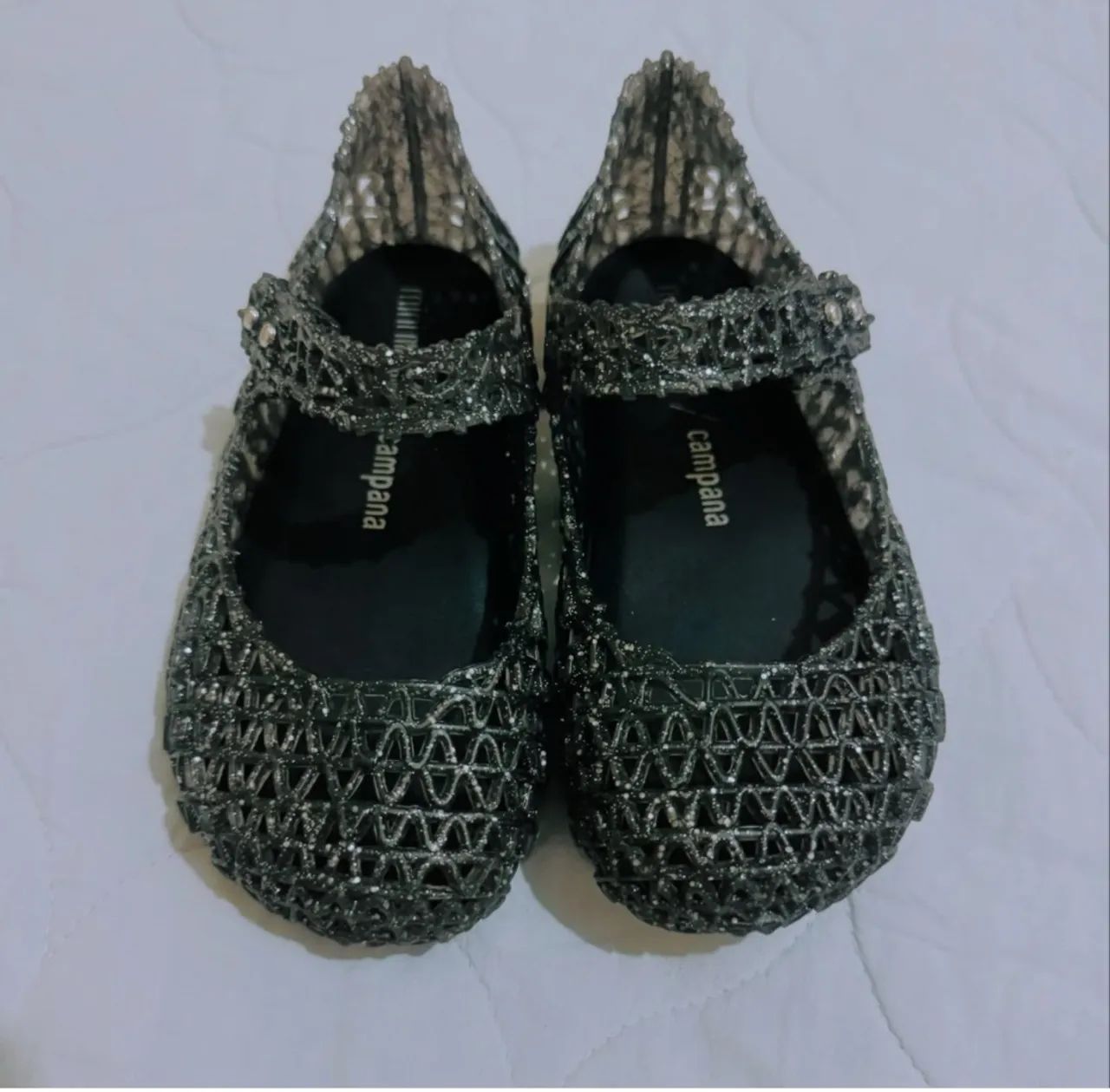 Sapatilha Infantil Melissa Campana Glitter 