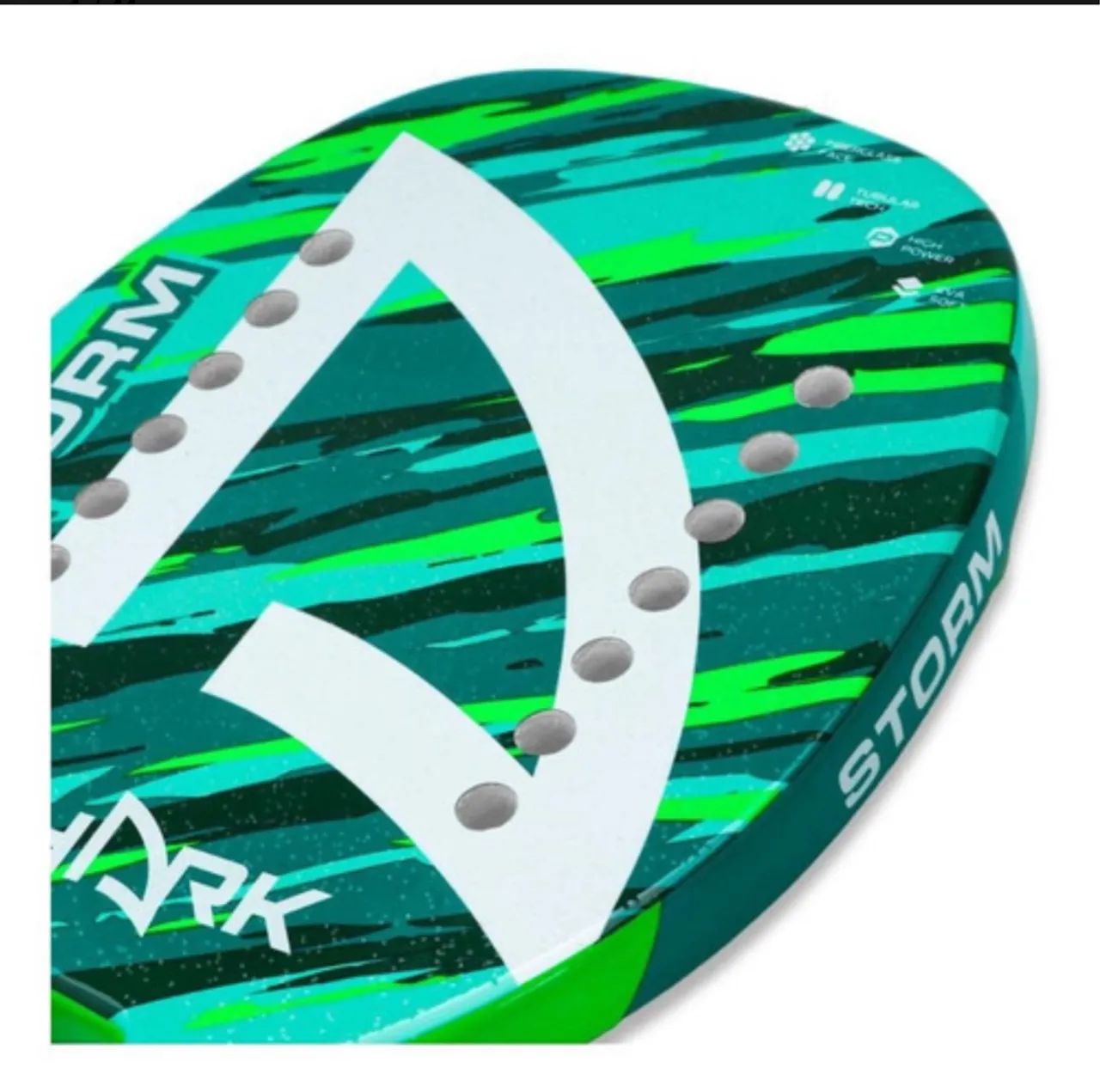 Raquete de Beach Tennis Shark Storm - Nova Fortaleza  - Foto 4