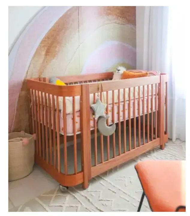 Berço evolutivo Lola - Jequitibá natural