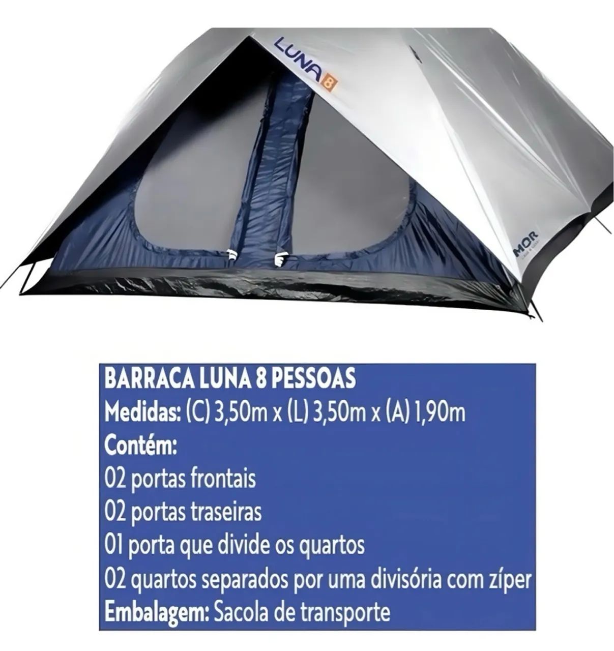 Barraca Luna 8 lugares - Foto 2