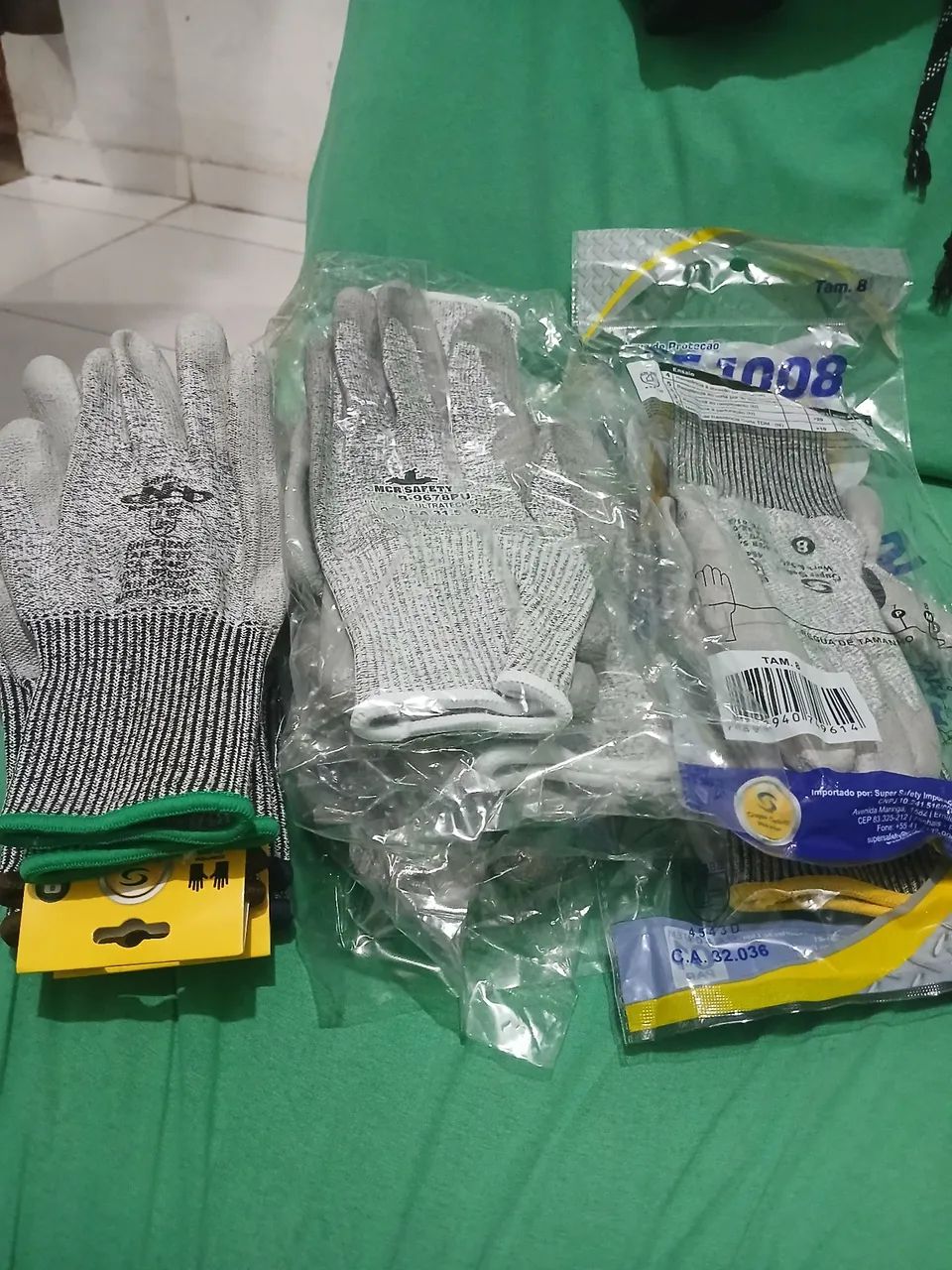 LUVAS DE SEGURANÇA NOVAS 64520780494723121