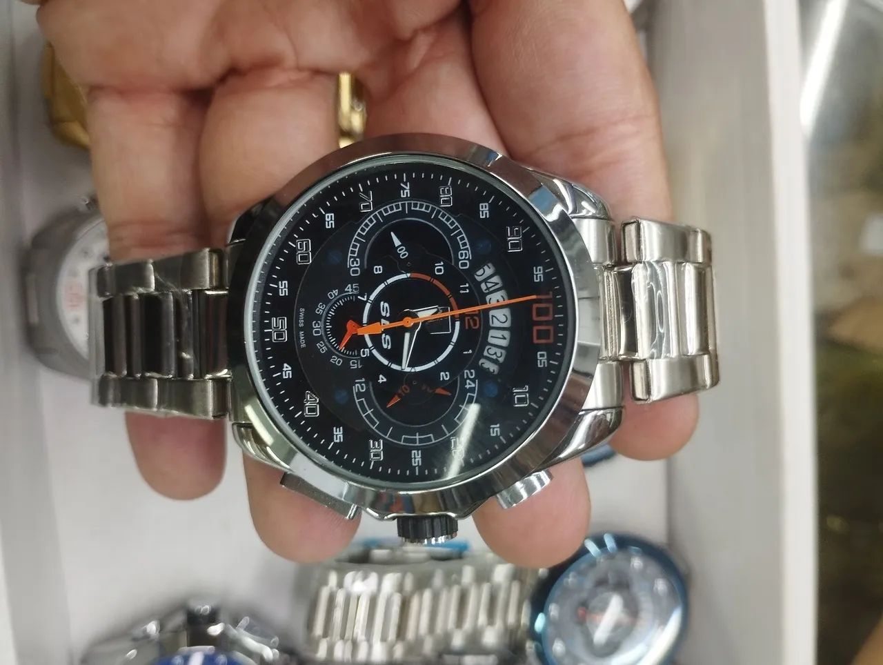 Relógio TAG Heuer, todos ponteiros funcionais  - Foto 4