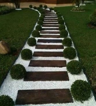 Caminho de Jardim de dormente - 31 34973931 / * - Foto 2