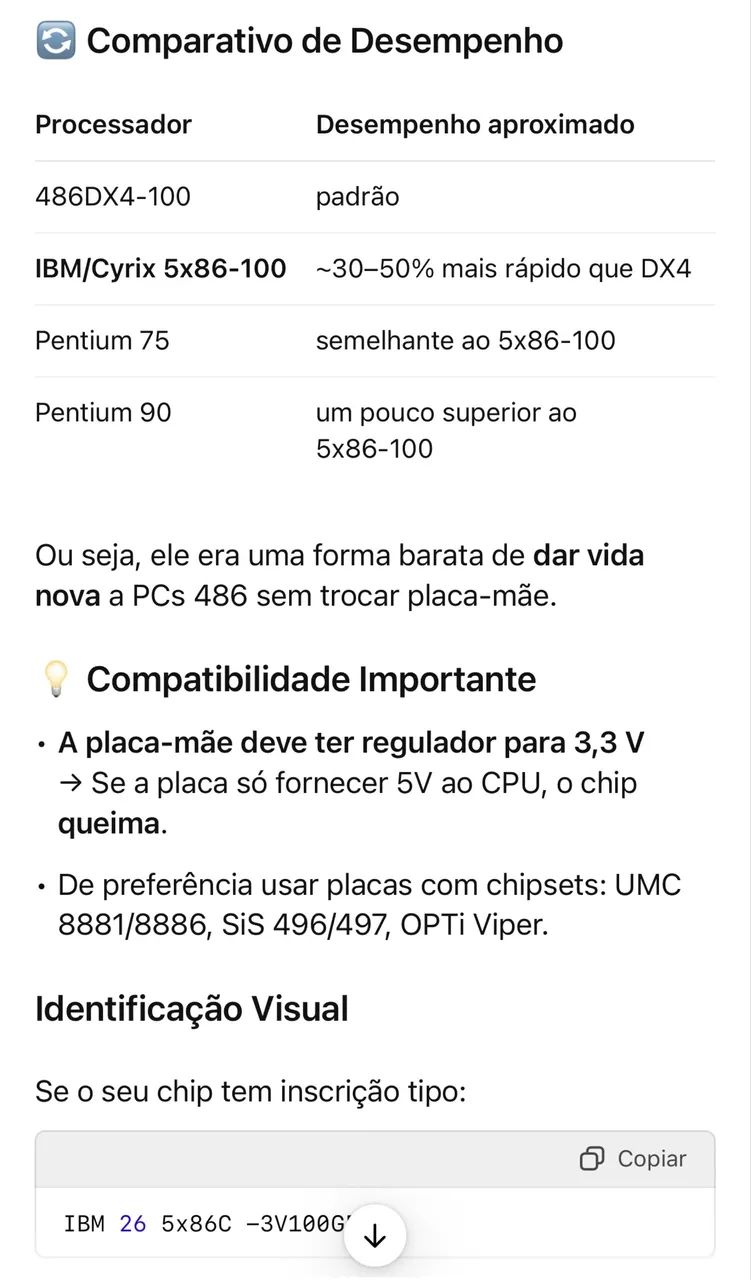 Processador IBM 5 X 86C  (Vintage) - Foto 5
