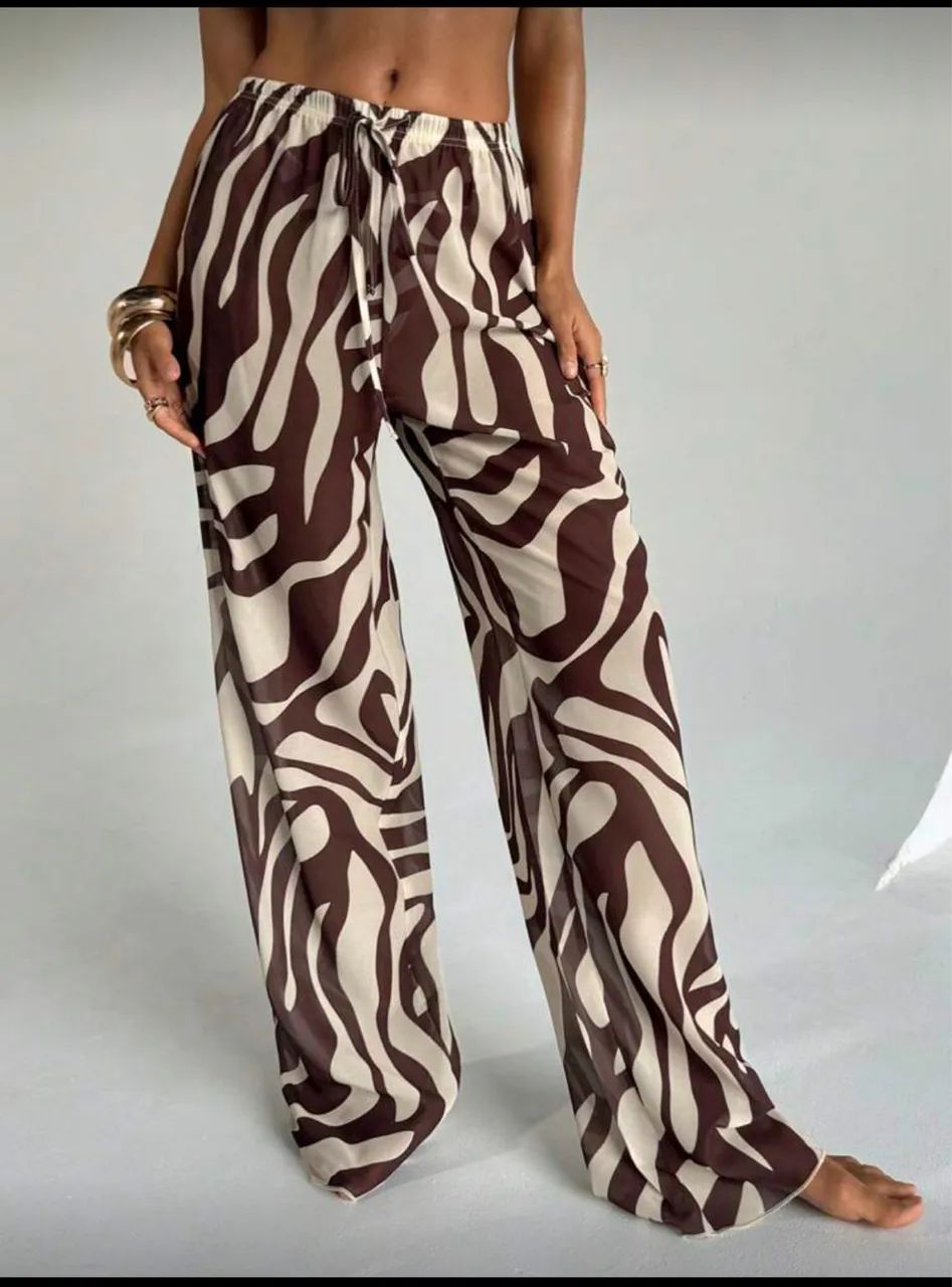 Calça pantalona praia  - Foto 2