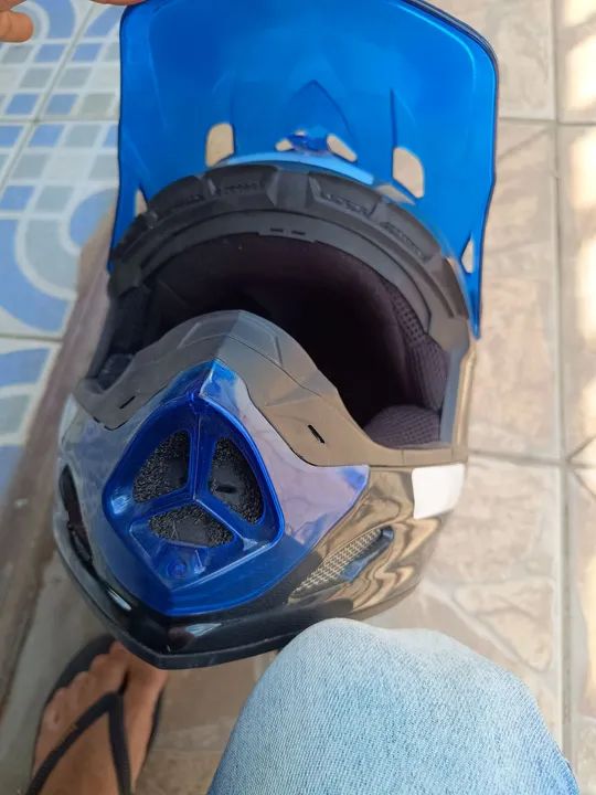Capacete de Motocross para trilhas, corridas - Foto 2