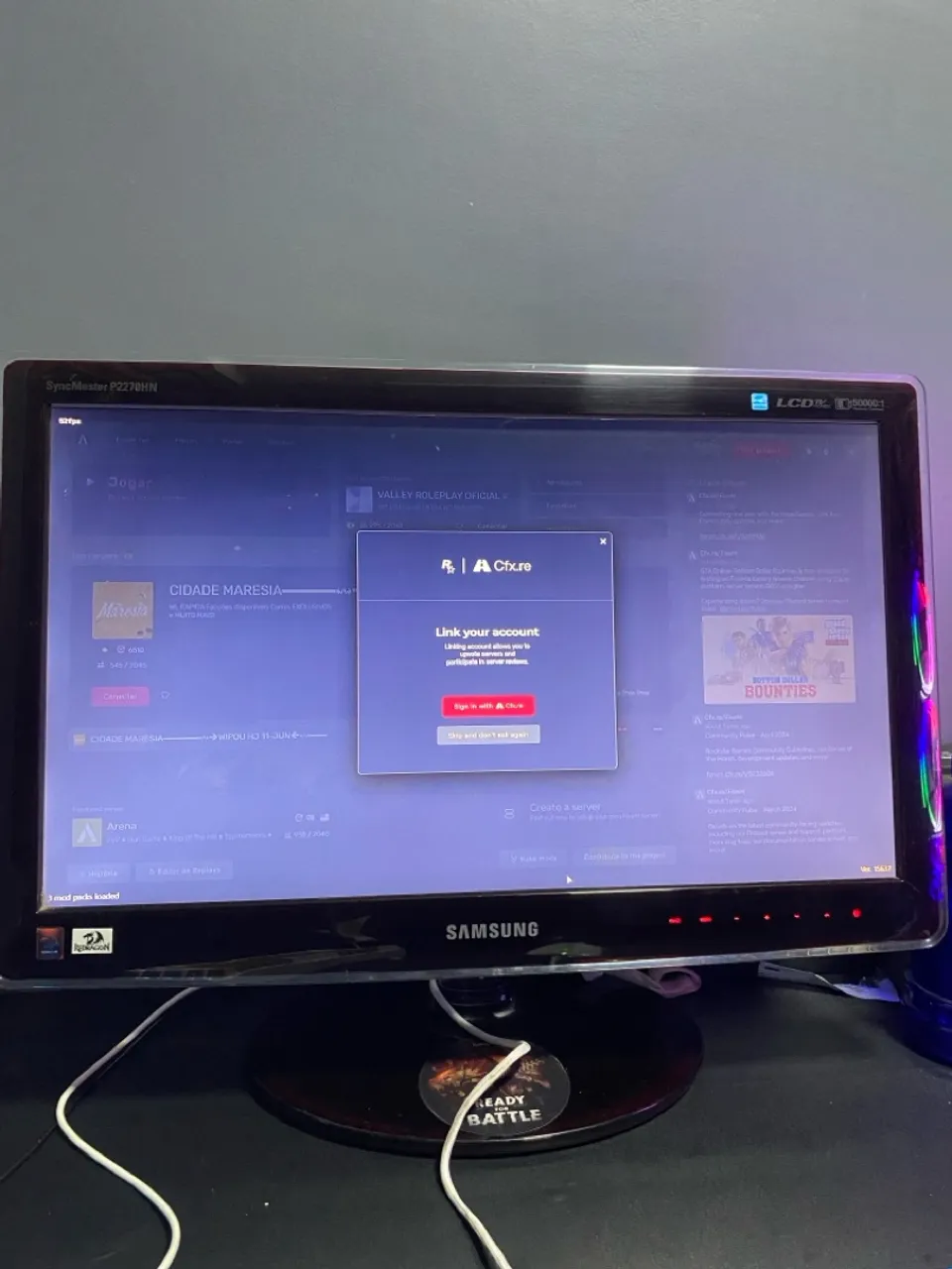 Monitor Samsung SyncMaster P2270HN