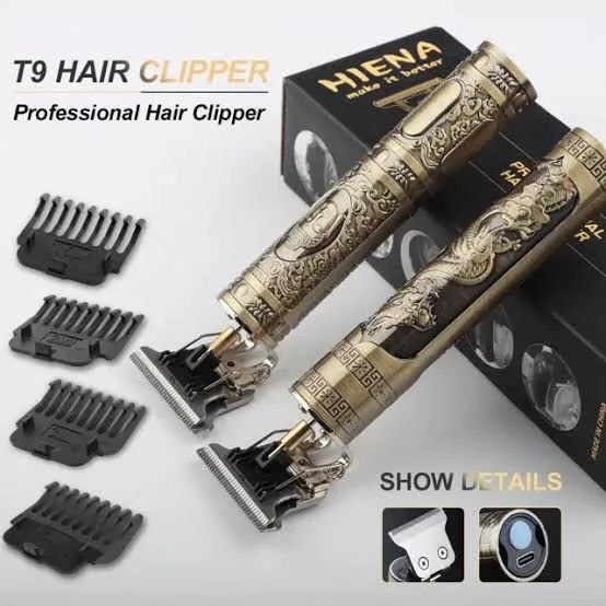 Máquina de Corte e Barba Profissional T9 Recarregável - Foto 3