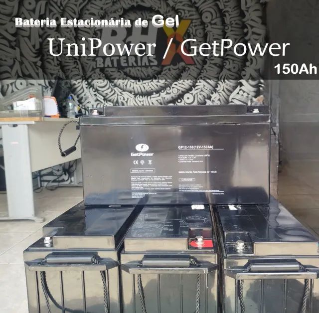 GetPower 150Ah Estacionária - Solar, Nobreak, Backup Testada + Garantia 3 Meses - Foto 3