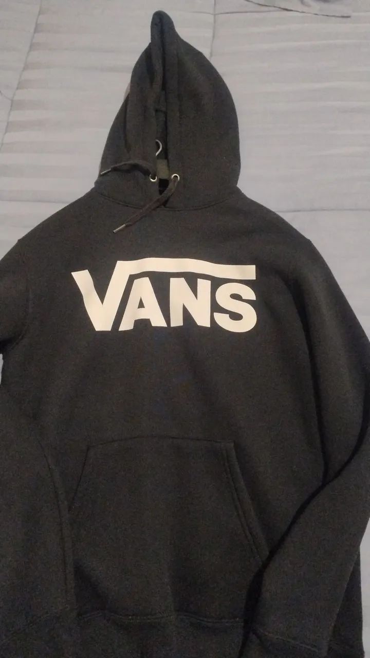 Casaco de Moletom Vans Preto