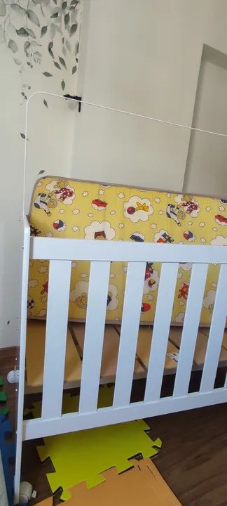 Berço 3 em 1 com colchão + brinde  - Foto 5