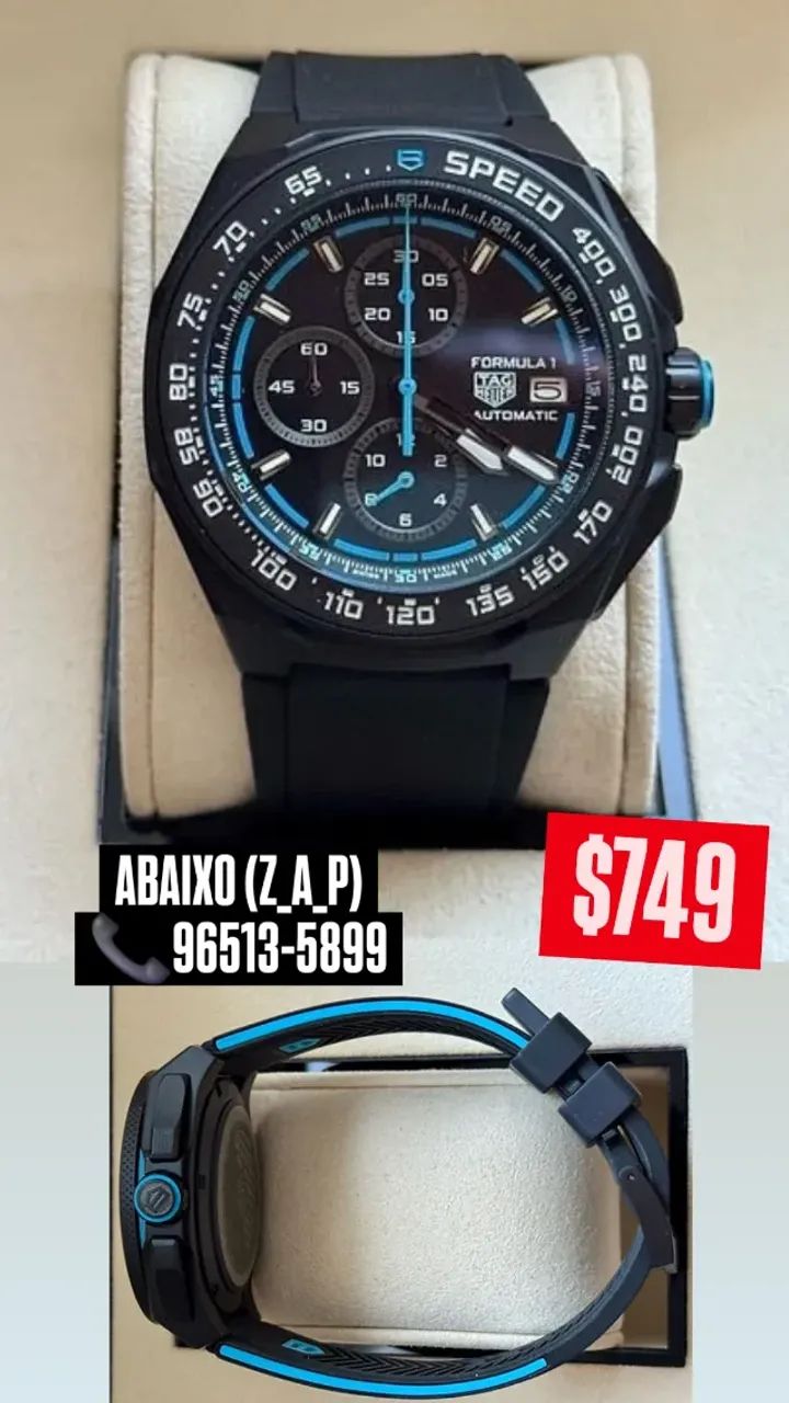 Relógio TAG HEUER FORMULA 1 SPEED AUTOMÁTICO E FUNCIONAL  - Foto 2